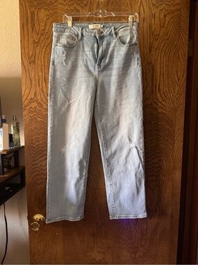 Light Wash women Jeans - Straight Fit, stretchy!